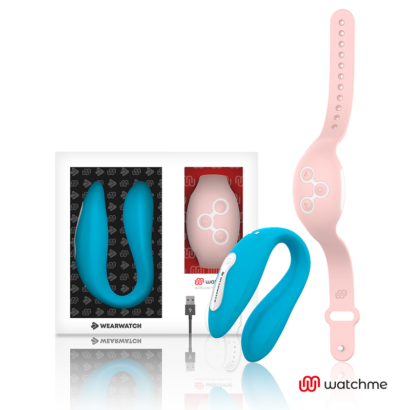WEARWATCH - VIBRADOR WATCHME DOBLE TECNOLOGÍA ÍNDIGO / ROSA
