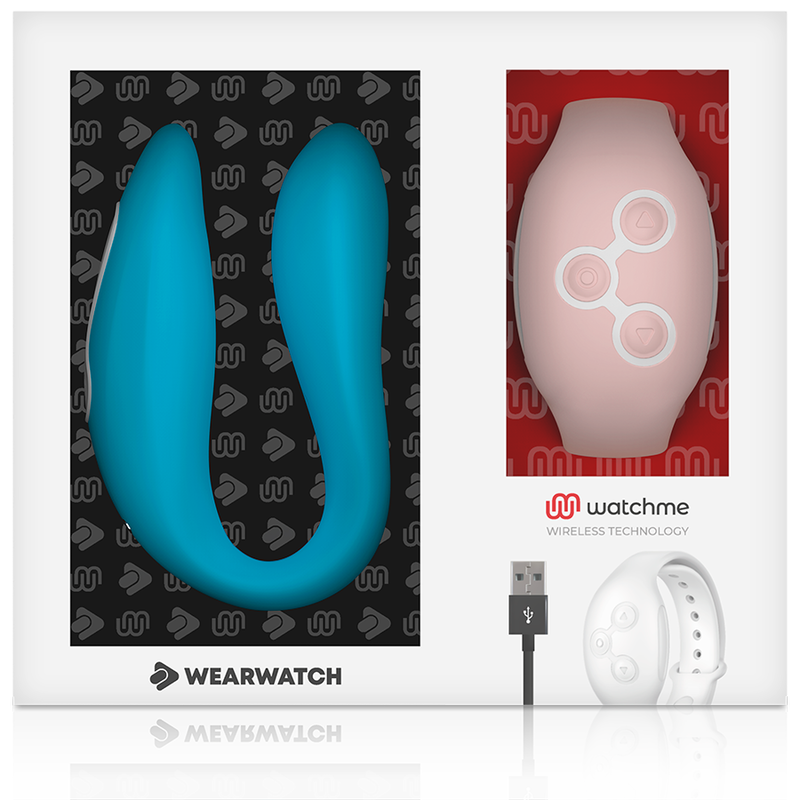 WEARWATCH - VIBRADOR WATCHME DOBLE TECNOLOGÍA ÍNDIGO / ROSA