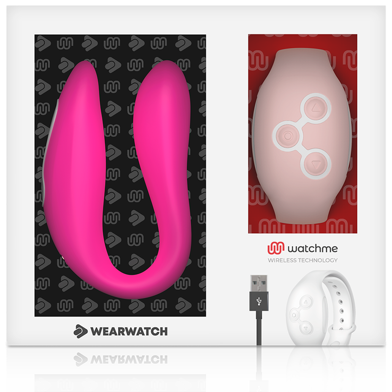 WEARWATCH - VIBRADOR WATCHME DUAL TECHNOLOGY FÚCSIA/ROSA