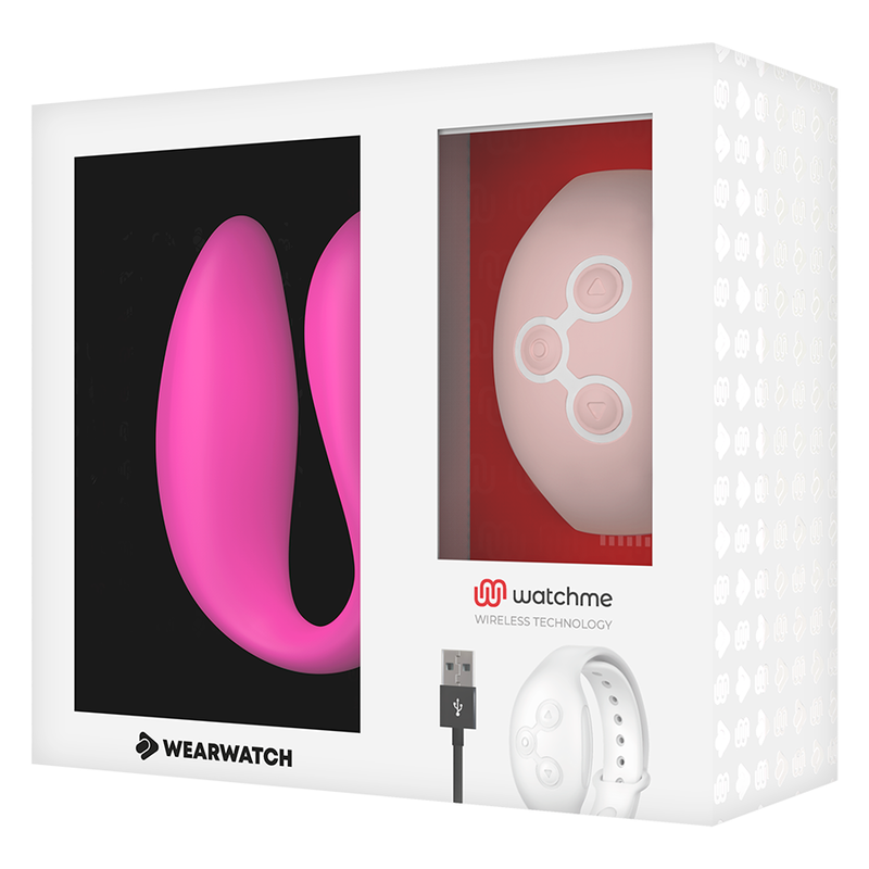 WEARWATCH - VIBRADOR WATCHME DUAL TECHNOLOGY FÚCSIA/ROSA