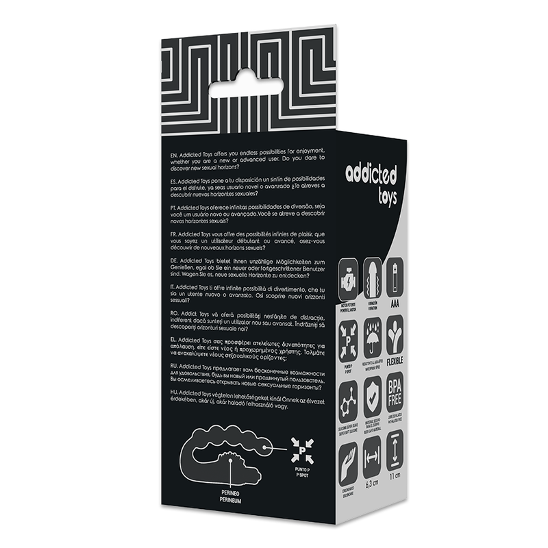 ADDICTED TOYS - MASAJEADOR ANAL PROSTTICO COM VIBRAO
