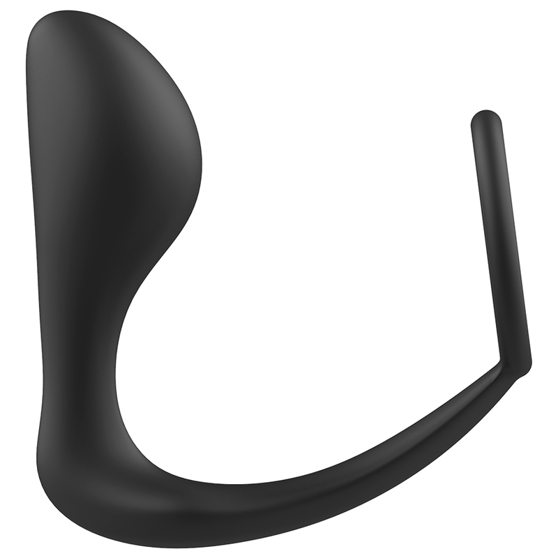 ADDICTED TOYS - PLUG ANAL COM ANEL DE SILICONA PRETO