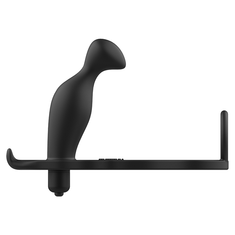 ADDICTED TOYS - PLUG ANAL - CON ANILLO DE SILICONA NEGRO 12 CM
