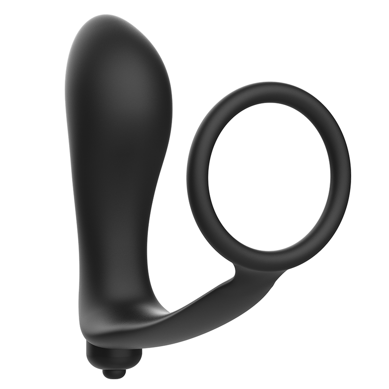 ADDICTED TOYS - PLUG ANAL VIBRATORIO CON ANILLO PARA PENE