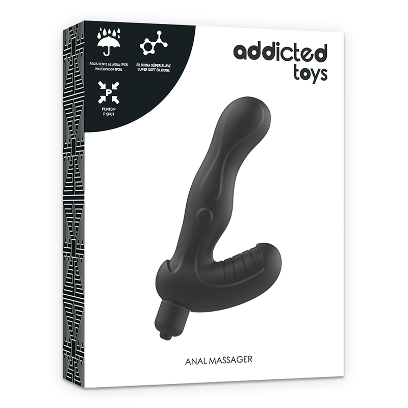 ADDICTED TOYS - P-SPOT VIBE ESTIMULADOR ANAL DE PRÓSTATA DE SILICONA